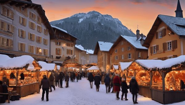 Où flâner lors des marchés de Noël en Haute-Savoie ?